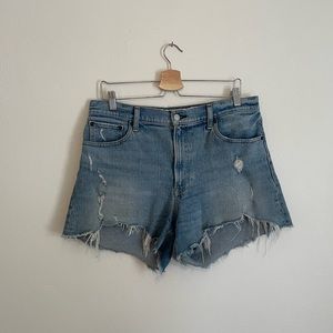 Abercrombie and Fitch High Rise 4 Inch Mom Shorts